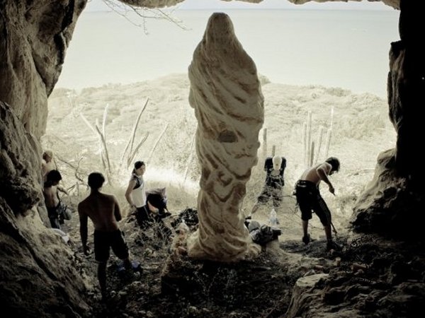 Virgen en la roca en la Isla Toas