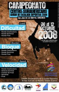 Campeonato Centro-Suramericano Senior de escalada Deportiva 2008