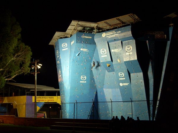 Rocodromo de escalada en Ecuador