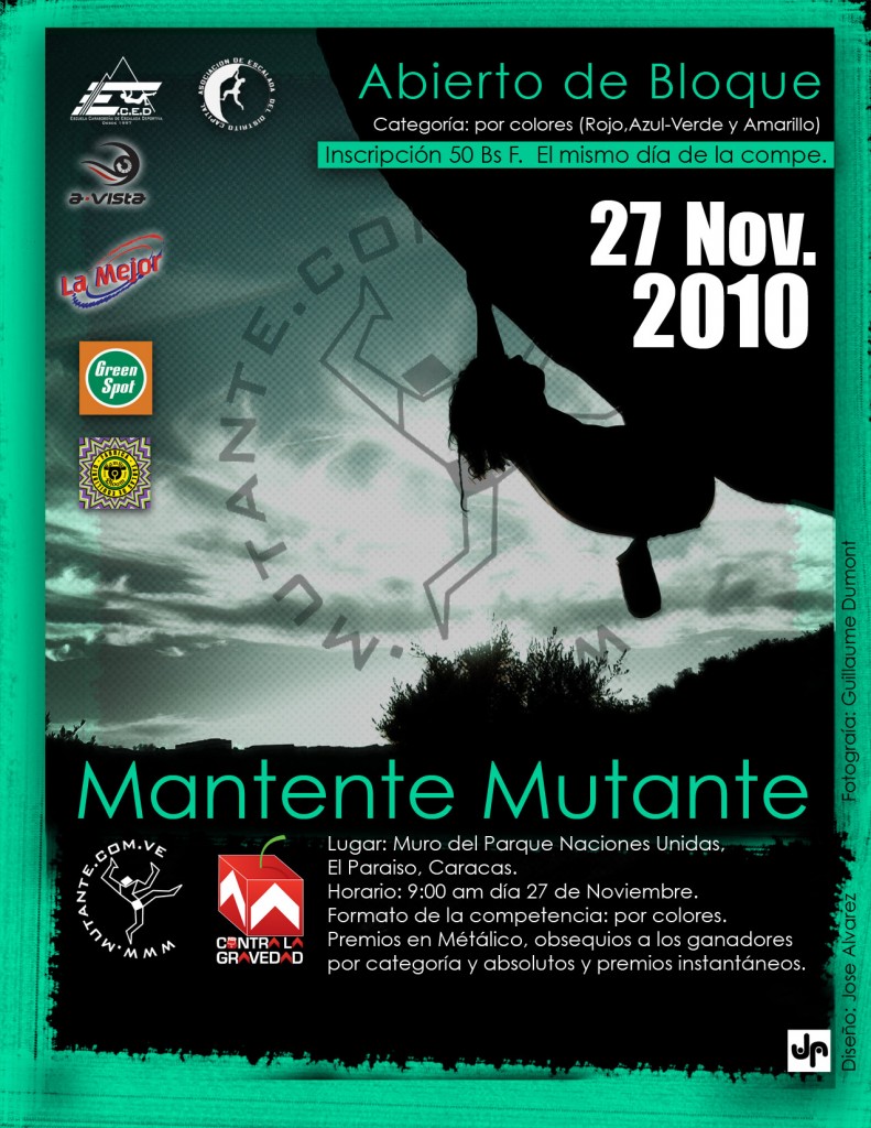 Poster Abierto de Bloque Mantente Mutante