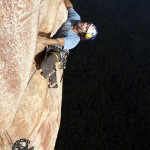 Stefan Glowacz escalando Purgatory 7c L20