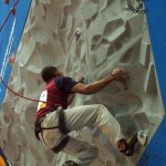 Manuel Escobar en la Ultima Copa del Mundo de Escalada Velocidad 2006