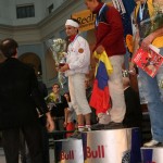 Podium en la Ultima Copa del Mundo de escalada en velocidad 2006