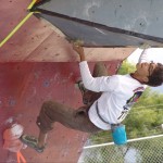 Reinaldo Camacho en el I Campeonato Continental Juvenil IFSC-PAC 2010 - Foto Bane Rubio