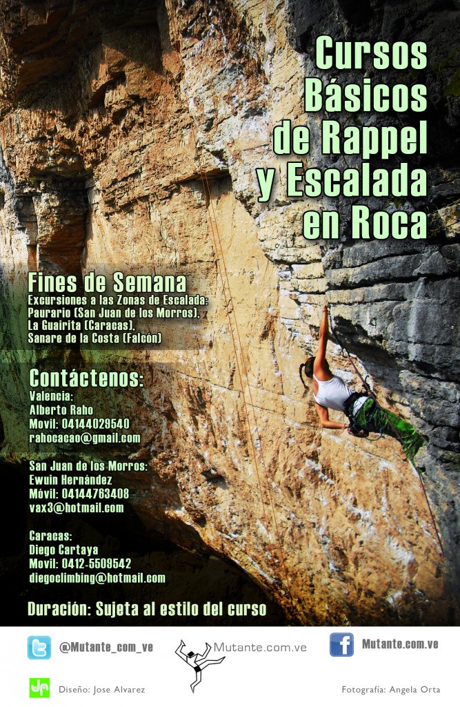 Cursos de Escalada en Roca y de Rappel 2011