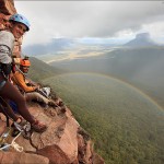 Primer ascenso en el Tepuy Adankasima con El Camino del Danto 7a – A2 L15 - Foto Wojciech Wandzel