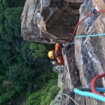 Escaladores venezolanos en el Acopan Tepuy