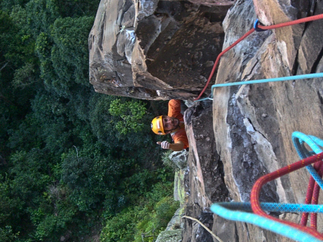 Escaladores venezolanos en el Acopan Tepuy