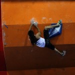 Carlos Catari Copa del Mundo de Escalada en Boulder IFSC 2011 Barcelona - Foto Villan Alayón