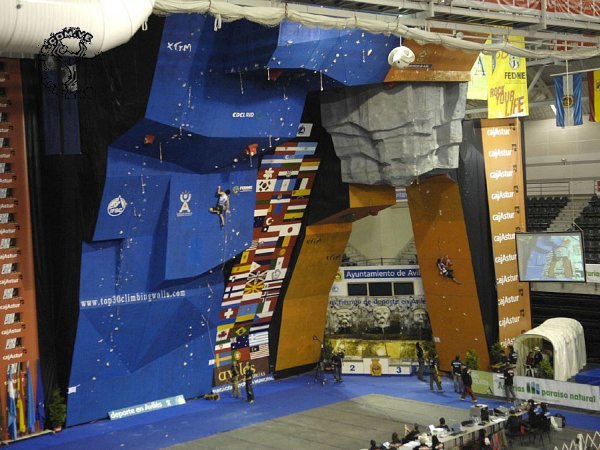 Campeonato del Mundo de Escalada IFSC 2007 en Avilés España