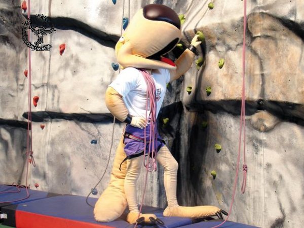 Avi la mascota del Campeonato del Mundo de Escalada IFSC 2007 en Avilés