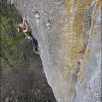 Kristyna Ondra en Kudlanka 8b+ - Foto Pepe Piechowicz