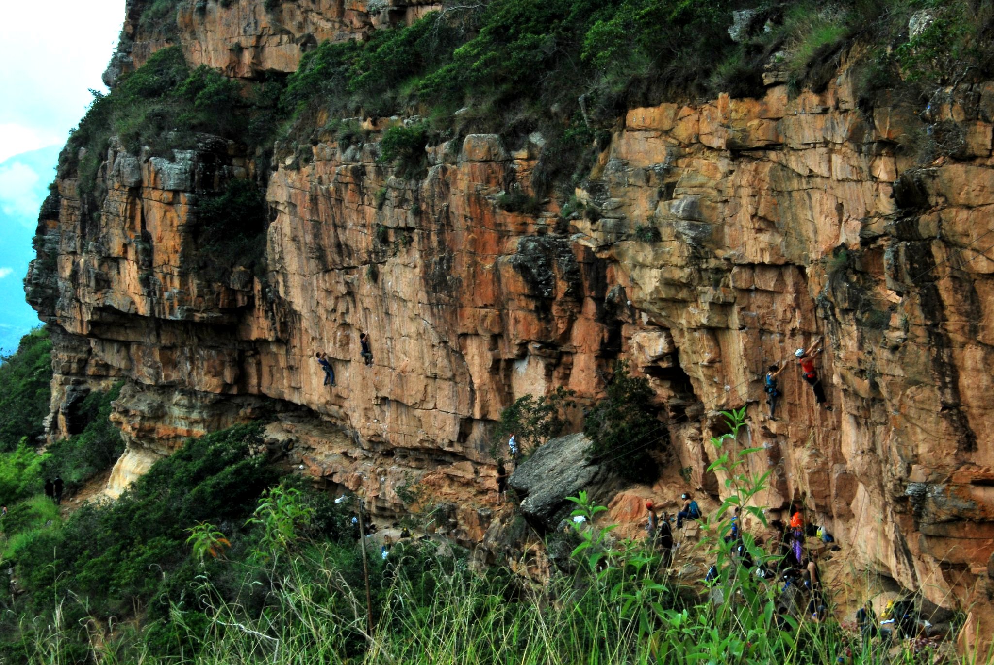 Escalada en la Mesa de los Santos Colombia