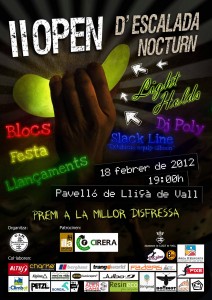 2do Open de Escalada en Boulder Nocturna