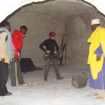 Monje en la cima de Arenas movedizas en Etiopia - Foto Coleccion Edu