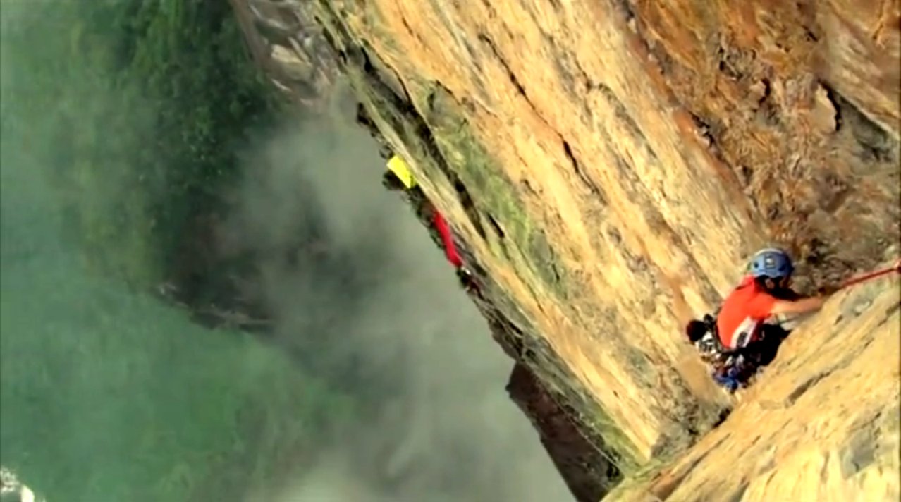 Video de escalada al Salto Angel equipo venezolano-brasileño en el Tepuy Auyantepuy