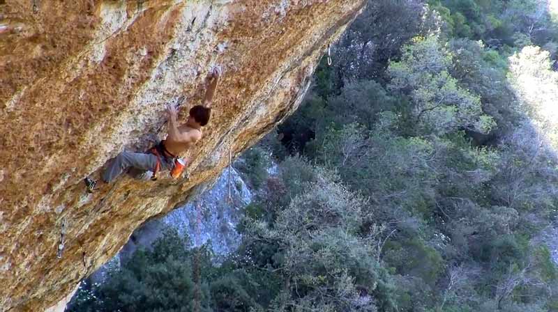 Video escalada deportiva Ethan Pringle en Era Vella 9a