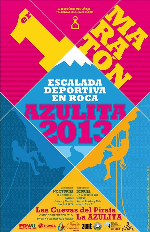 1er Maratón de Escalada en Roca La Azulita 2013 - Merida