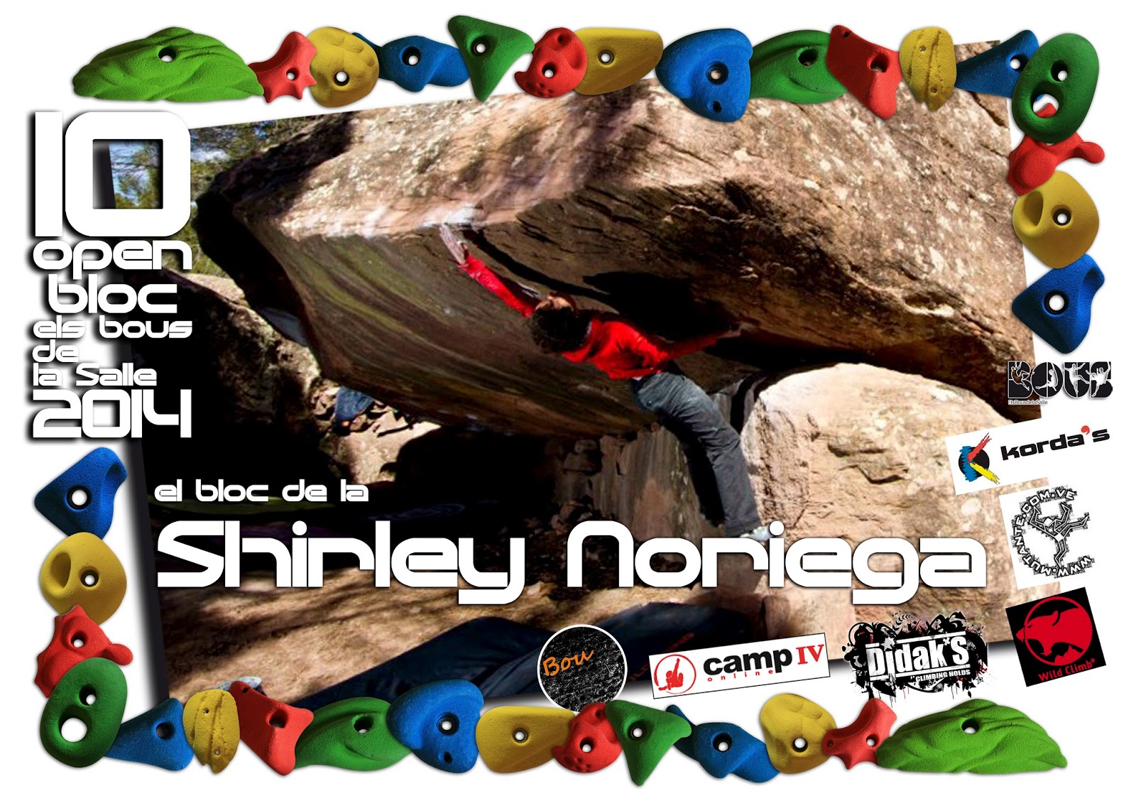 Shirley Noriega Equipadora del Open Bloc Bous de la Salle