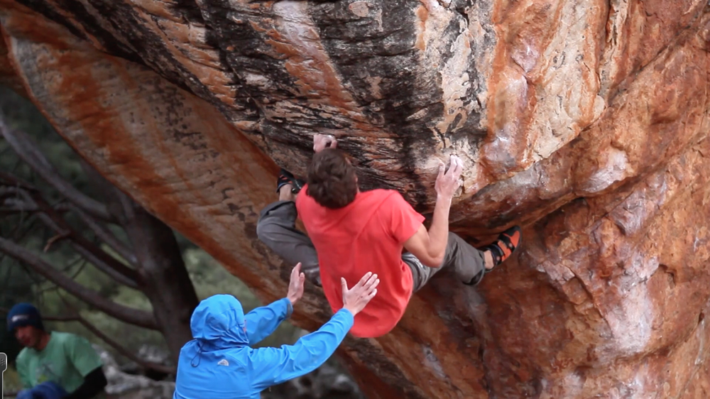 Video escalada boulder; 3 escaladores chilenos en Rocklands