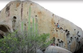 Video Escalada Boulder; Chris Sharma descubre boulder en la isla de Aruba