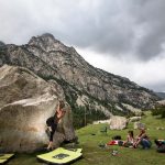 Cavallers, sector de escalada en búlder de los Pirineo Catalanes