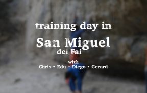 Video escalada boulder: Chris Sharma un día de entrenamiento en Sant Miquel del Fai