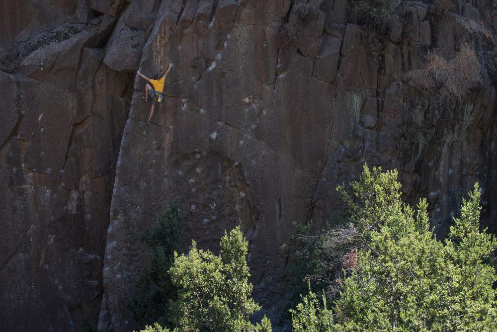 Escaladores de alto nivel disfrutan de escalada en el Bosque Mágico