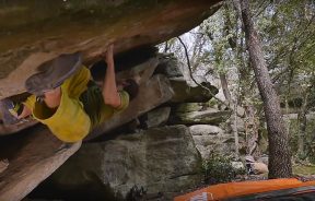 Video escalada boulder; Pol Roca realiza "Double Bubble" 8b+ en La Comarca