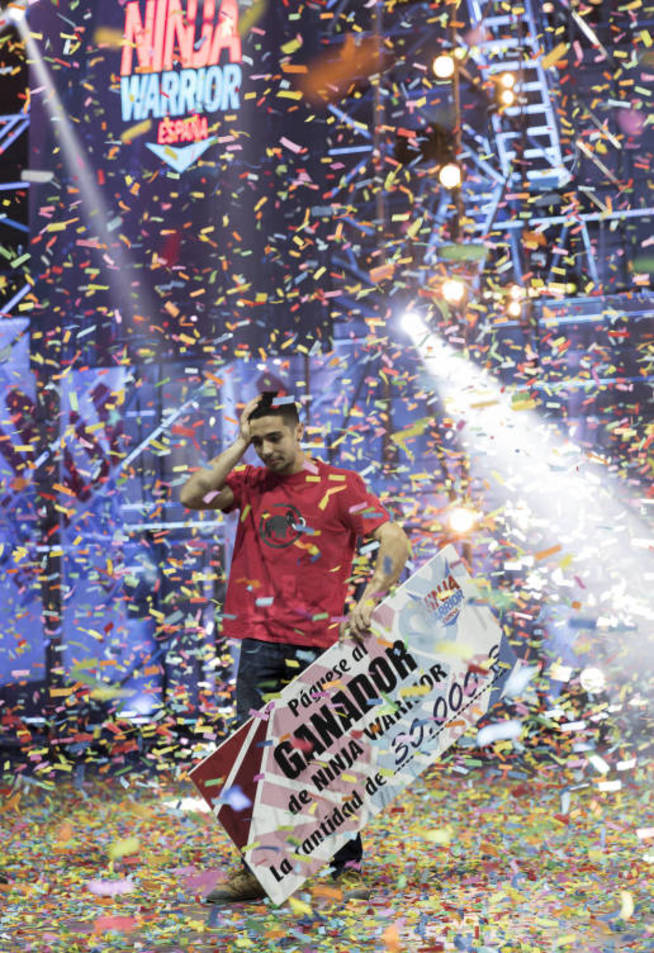 Escalador Sergio Verdasco ganador del Ninja Warrior España 2017