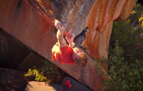 Nalle Hukkataival abre boulder The Finnish line 8c+/V16 en Rocklands sudafrica