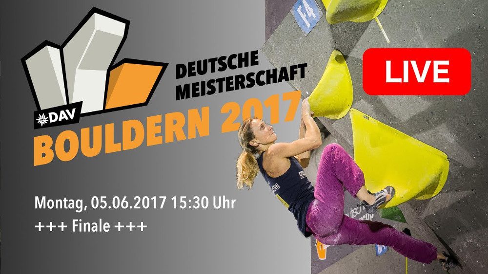 Video competencia: Campeonato Alemán Boulder 2017