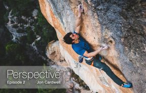 “Perspectiva” Jon Cardwell en La Rambla 9a+ en Siurana