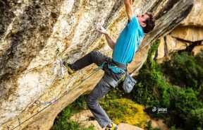 Stefano Ghisolfi encadena Perfecto Mundo 9b+ en Margalef - Foto Javi Pec