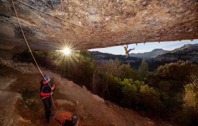 Iker Pou realiza primera ascensión Artaburu 9b?, en Margalef