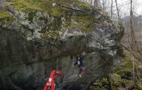 Shawn Raboutou consigue la primera ascensión de Off The Wagon Low 8c+ en Suiza