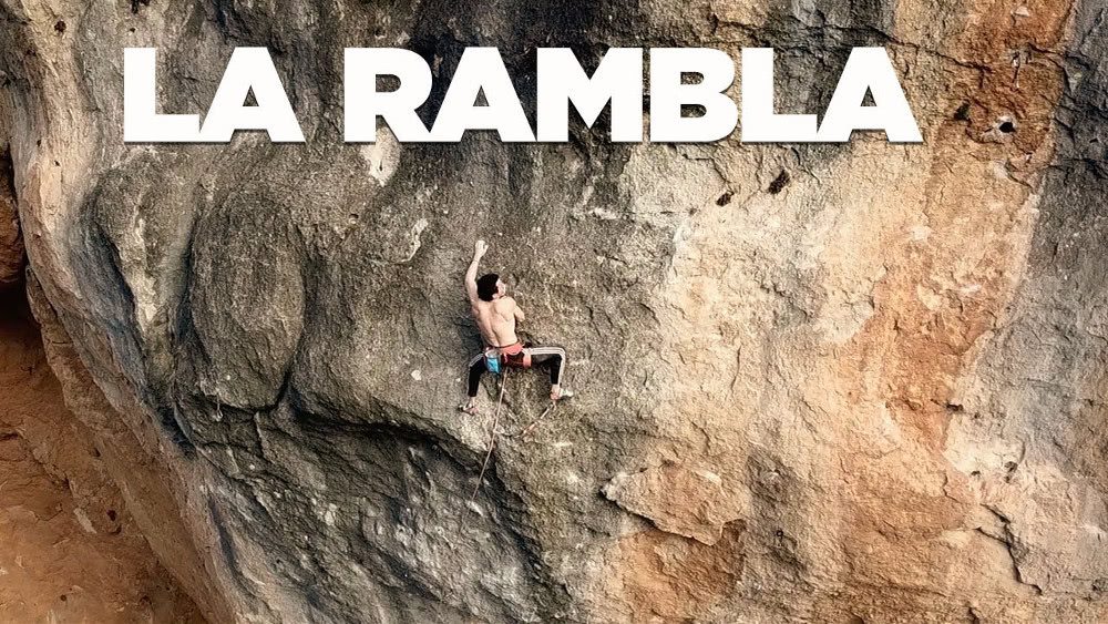 Video escalada deportiva: Tomás Ravanal encadena La Rambla 9a+ en Siurana