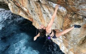 Video escalada psicobloc en Mallorca: Los hermanos Jernej Kruder y Julija Kruder