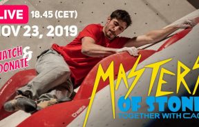 Masters of Stone 2019; Competencia de boulder solidario en Alemania