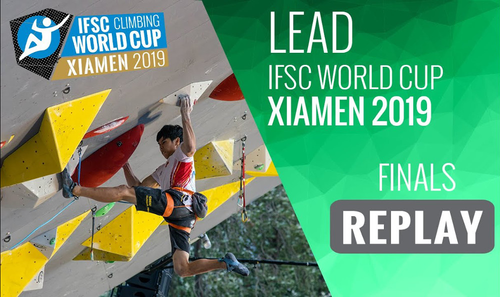 Video final Copa del Mundo de Escalada IFSC 2019 en Xiamen