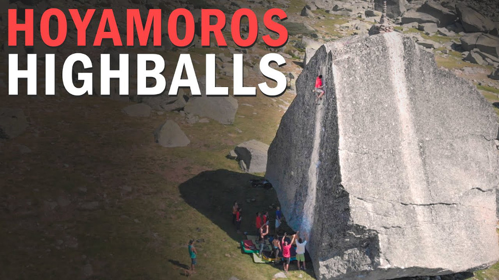 Video escalada boulder; Highballs en Hoyamoros