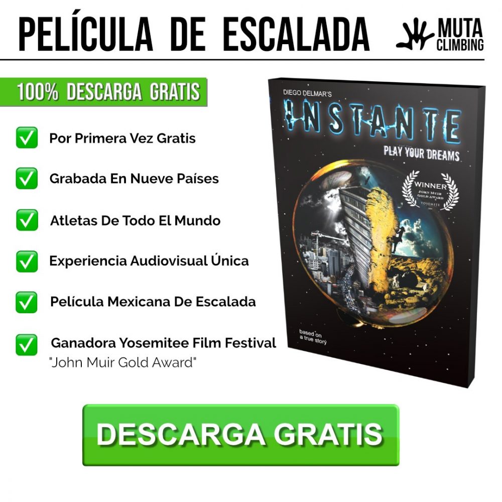 Película de escalada en roca “Instante” en descarga gratis